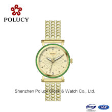 Leather Quartz Watch Lady Fashion Vintage Casual Analog Bracelet Wristwatch